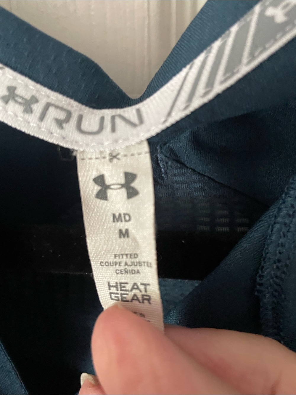 Under Armour Women's Teal Long-Sleeve Quarter-Zip Performance Top - Picture 4 of 4